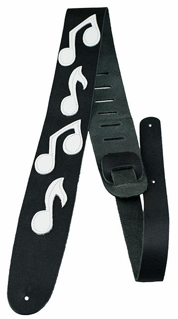 PERRIS PS217 MUSIC NOTES BLK LTHR