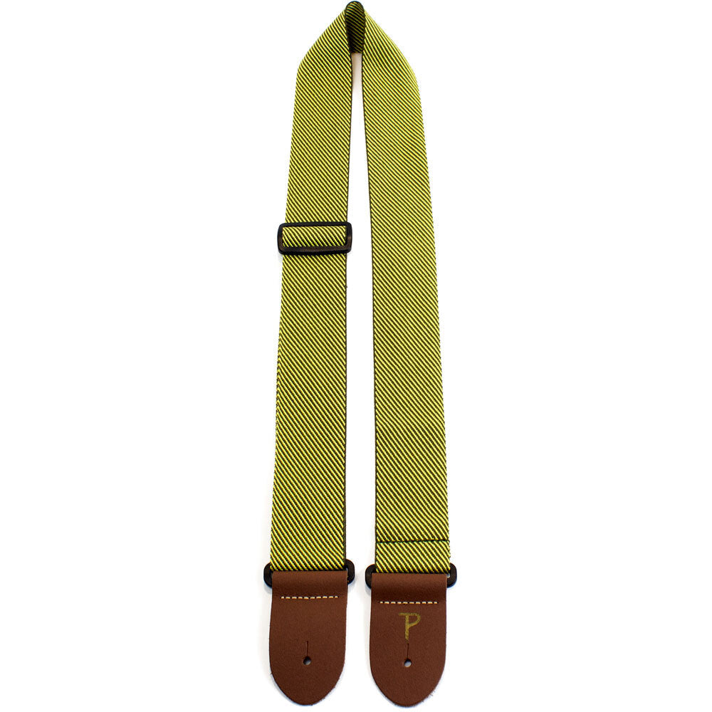 Perris 2" DLX Tweed Pattern Cotton Strap Brown Ends