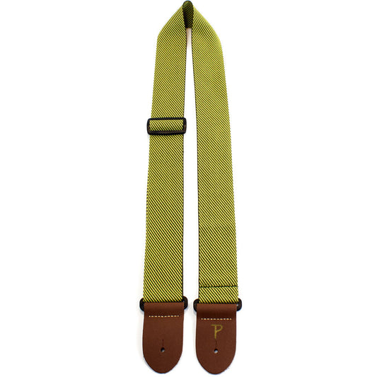 Perris 2" DLX Tweed Pattern Cotton Strap Brown Ends