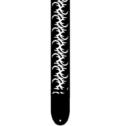 Peris 2" Polyester Tattoo Johnny - Black & White Tribal