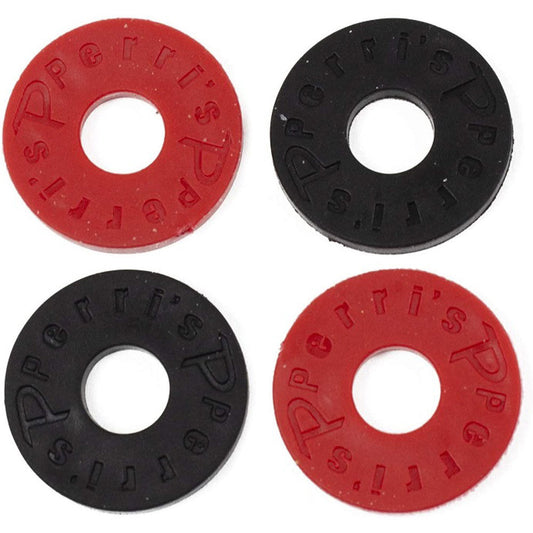 Perris Strap Locks 4 Pack Rubber Red/Blk