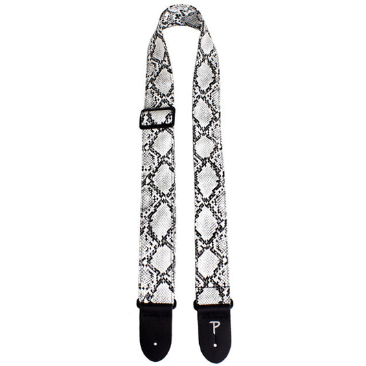 Perris 2" Faux Snake Skin Strap WH