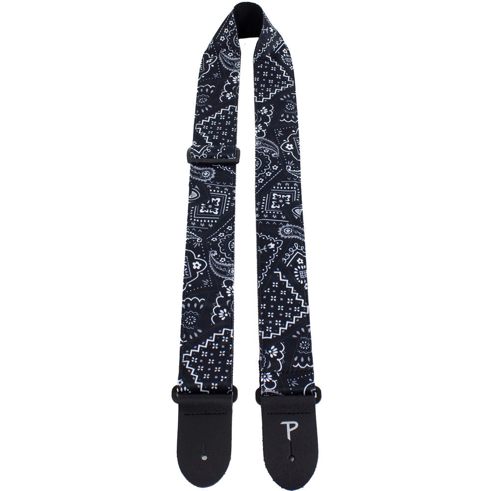 Perris 2" Black/White Bandana