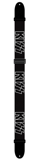 Perris 2" Black Kiss Poly Strap