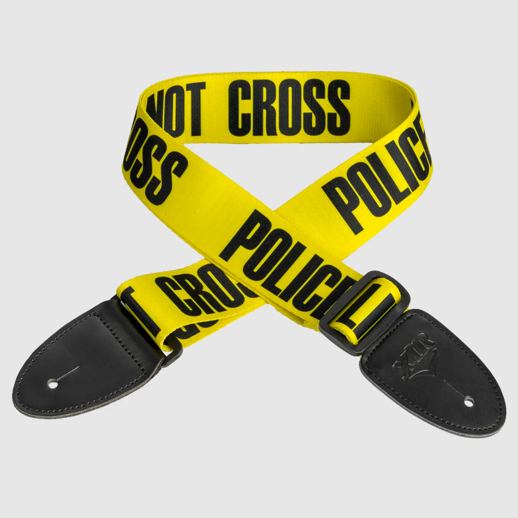 XTR Police Line Do Not Cross Guitar Strap