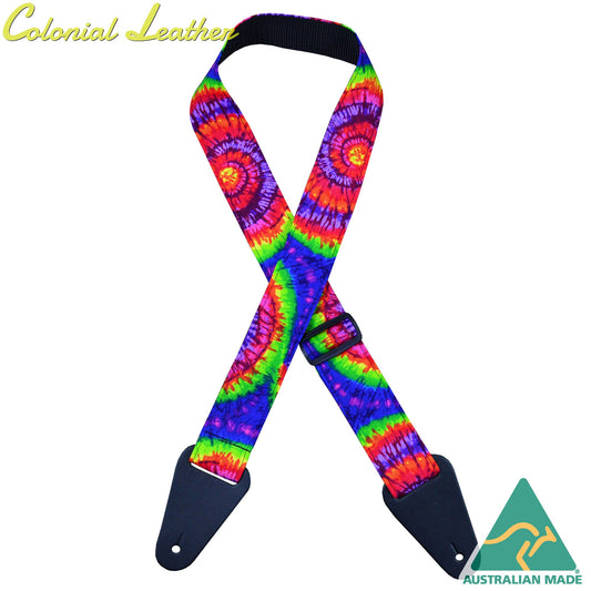 Colonial Leather RS70 Rag Strap - Multicoloured Tie Dye