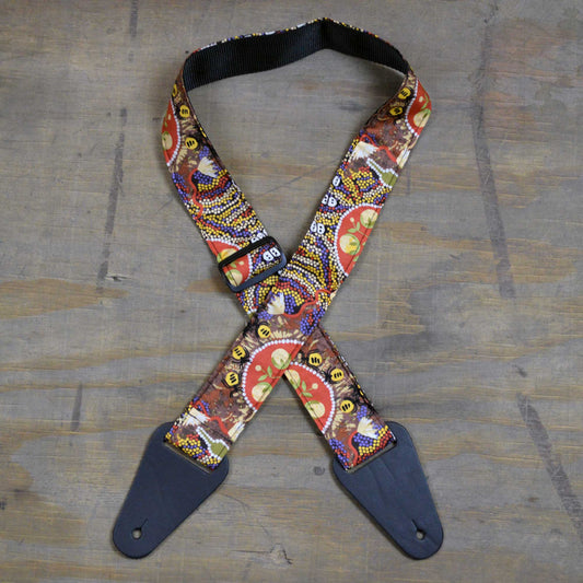 Colonial Leather RSI-12 Aboriginal Art Rag Strap - Beetles