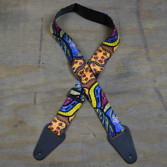 Colonial Leather RSI-14 Aboriginal Art Rag Strap - Native Fauna