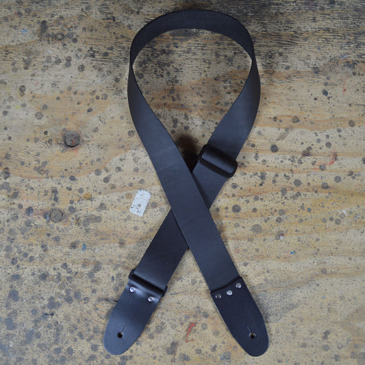 Colonial Leather SAS Soft Slide Adjustable Leather 2" Strap - Black