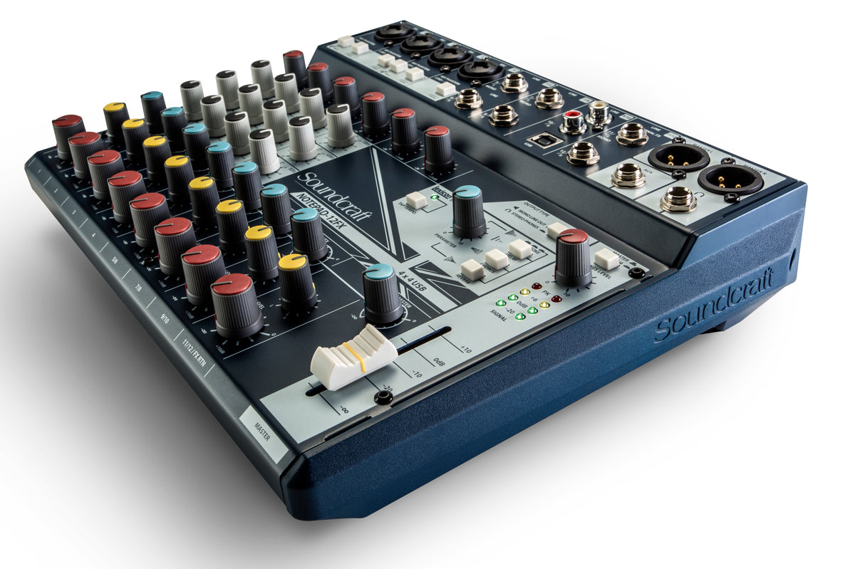 Soundcraft Notepad NTP12FX Small Format Analog Mixing Console w/ USB I/O & Lexicon Effects