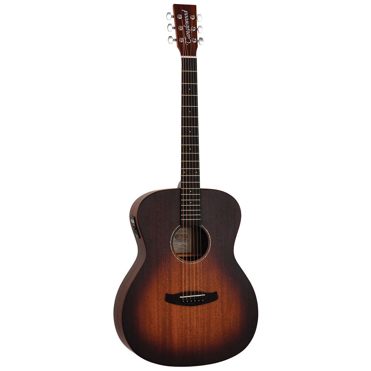 TC3-E Tanglewood TWCROE Crossroads Folk A/E All Mahogany Whiskey Barrel Oak TC3E