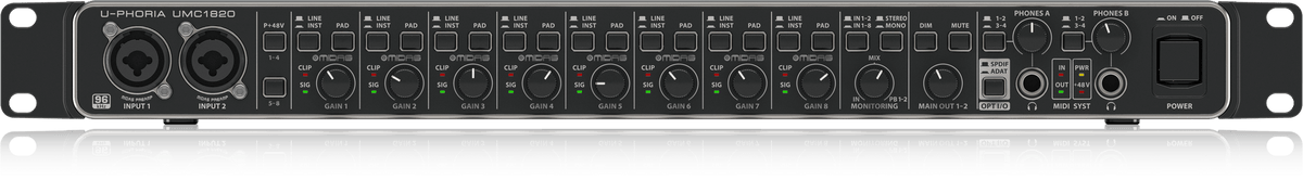 Behringer UMC1820 Audio Midi Interface