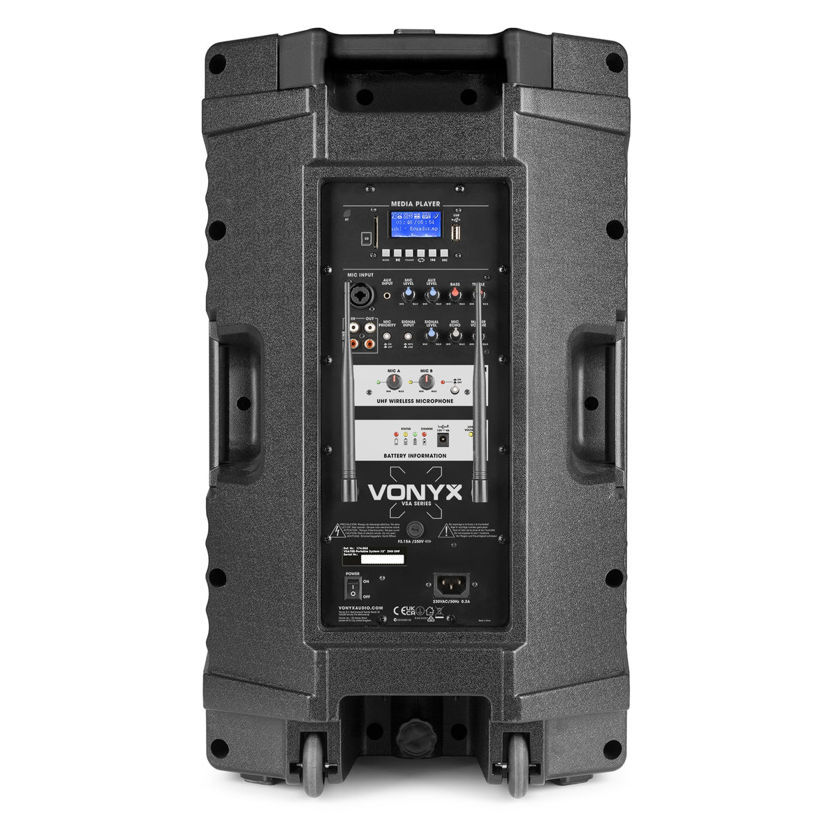 Vonyx VSA500-BP 800w battery PA