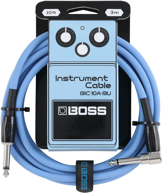 Boss Instrument Cable 10ft/3m AS Blue