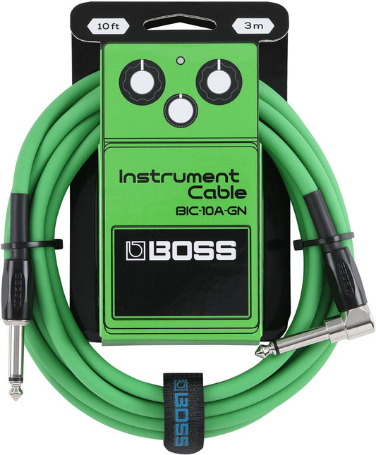 Boss Instrument Cable 10ft/3m AS Green BIC10AGN