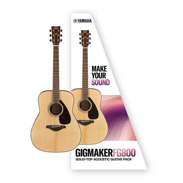 YAMAHA GIGMAKERFG800 acoustic guitar pack