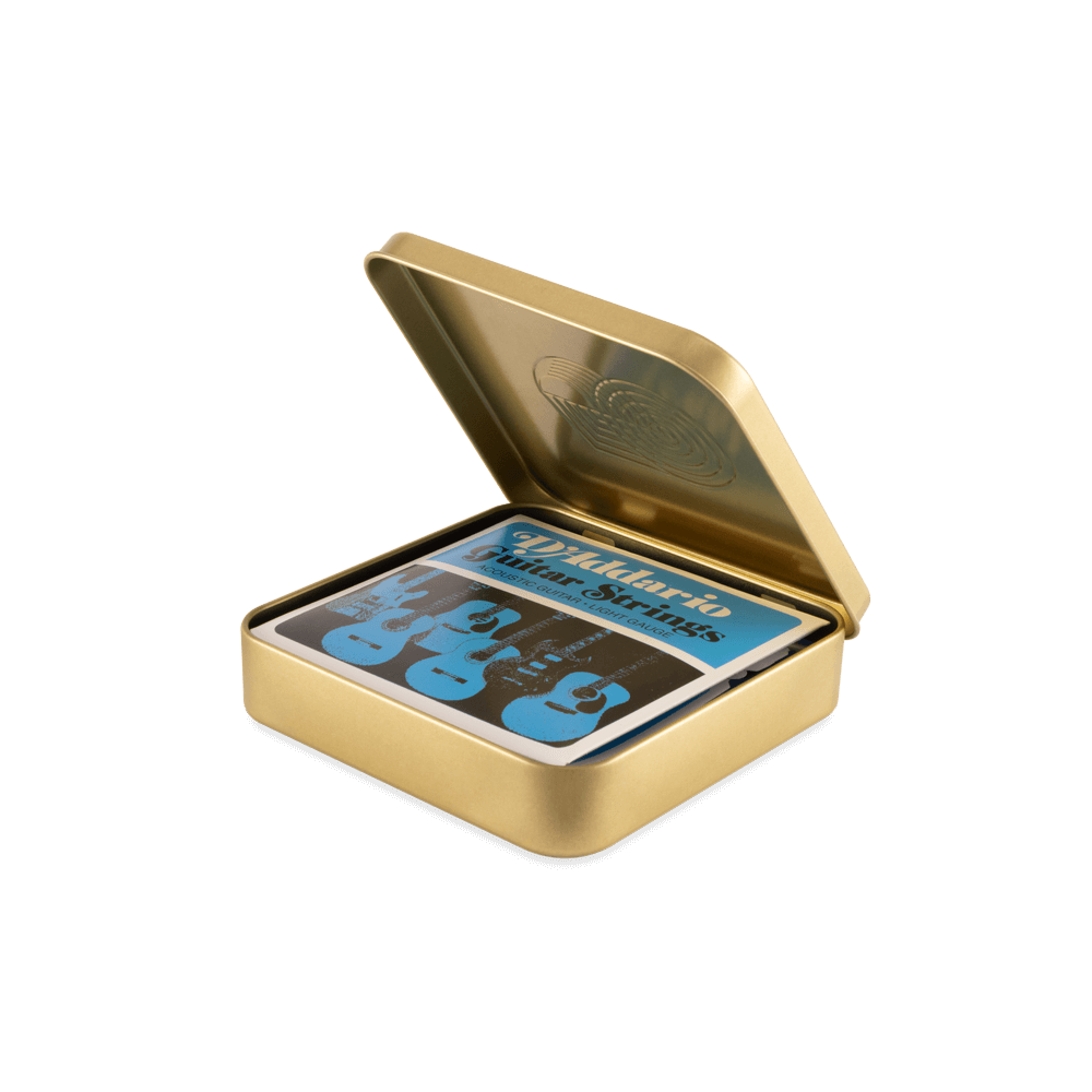 D'Addario 50th anniversary tin sets
