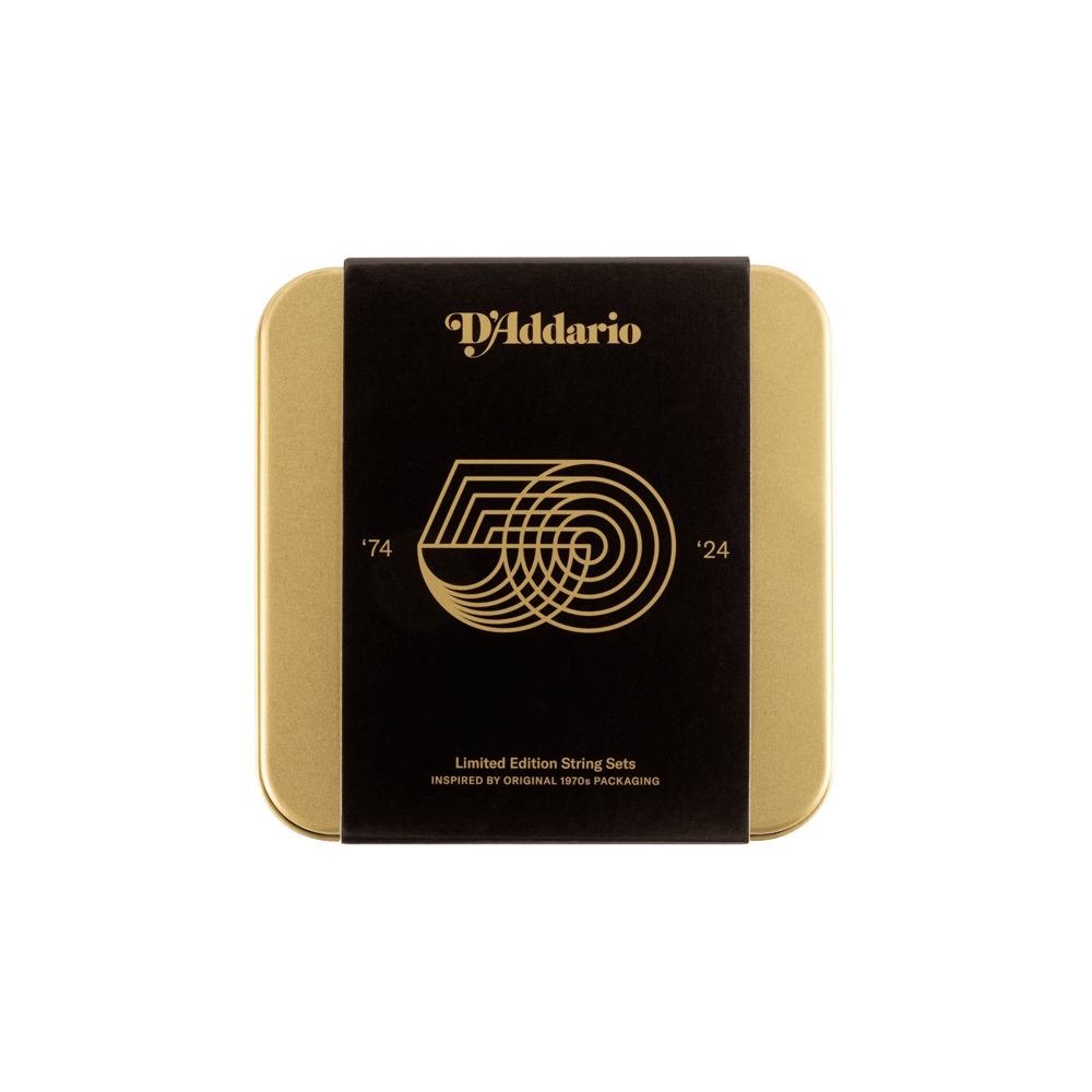 D'Addario 50th anniversary tin sets