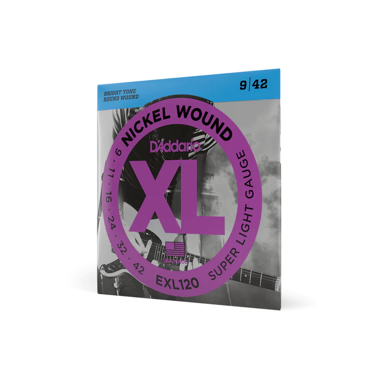 D'Addario EXL120 9-42 Electric Guitar Strings