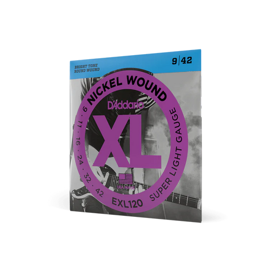 D'Addario EXL120 9-42 Electric Guitar Strings