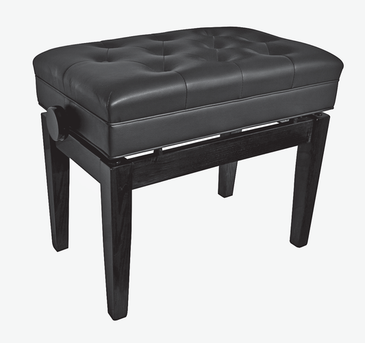 HPB25B Hemingway Piano Bench Black