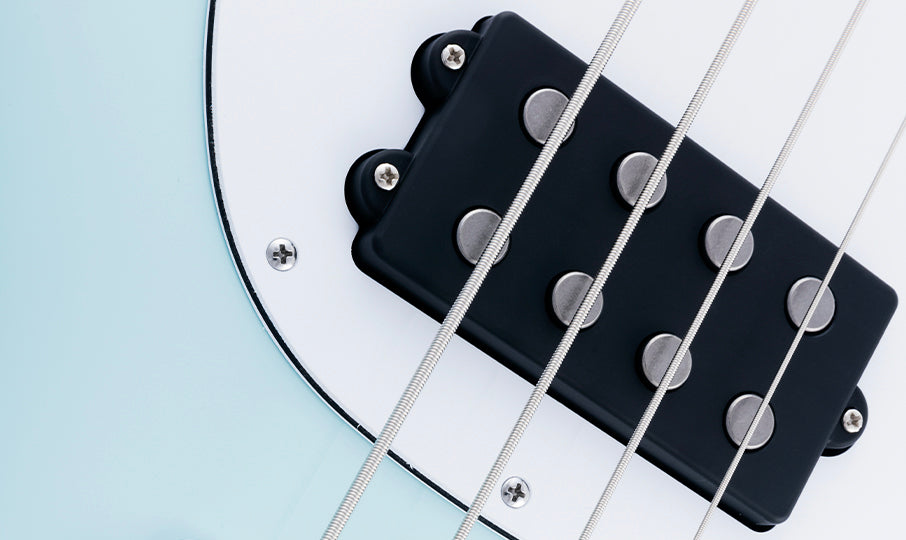 Ernie Ball Stingray 4 string bass Powder Blue - Minor Cosmetic Damage