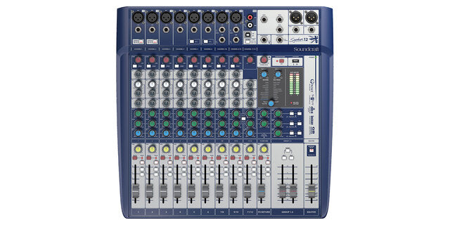 Soundcraft SIG12 Signature 12 Analog Mixing Console w/ USB & Lexicon Effects