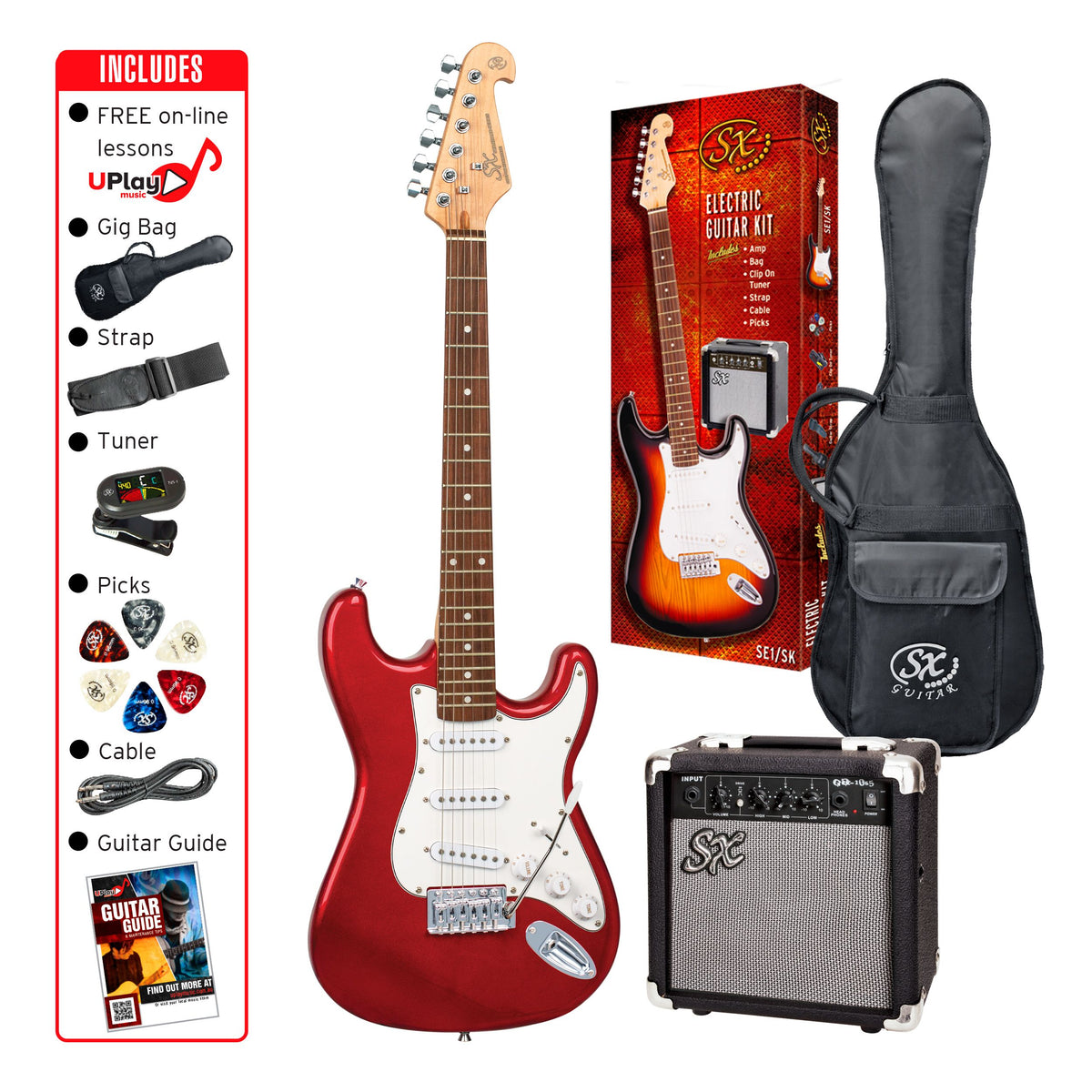 Essex Electric package Candy Apple Red