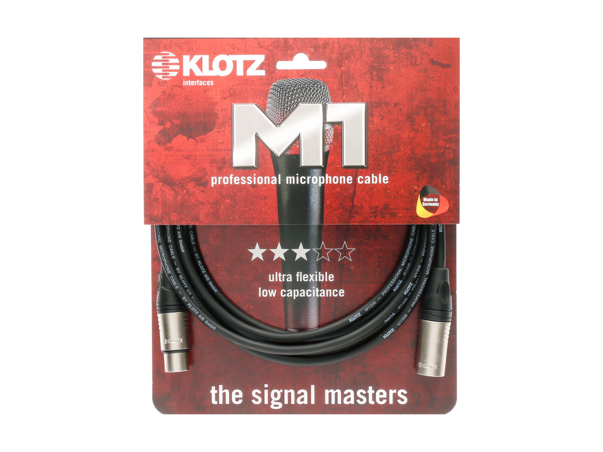 KLOTZ M1 Mic 10M XLR 3P F/M