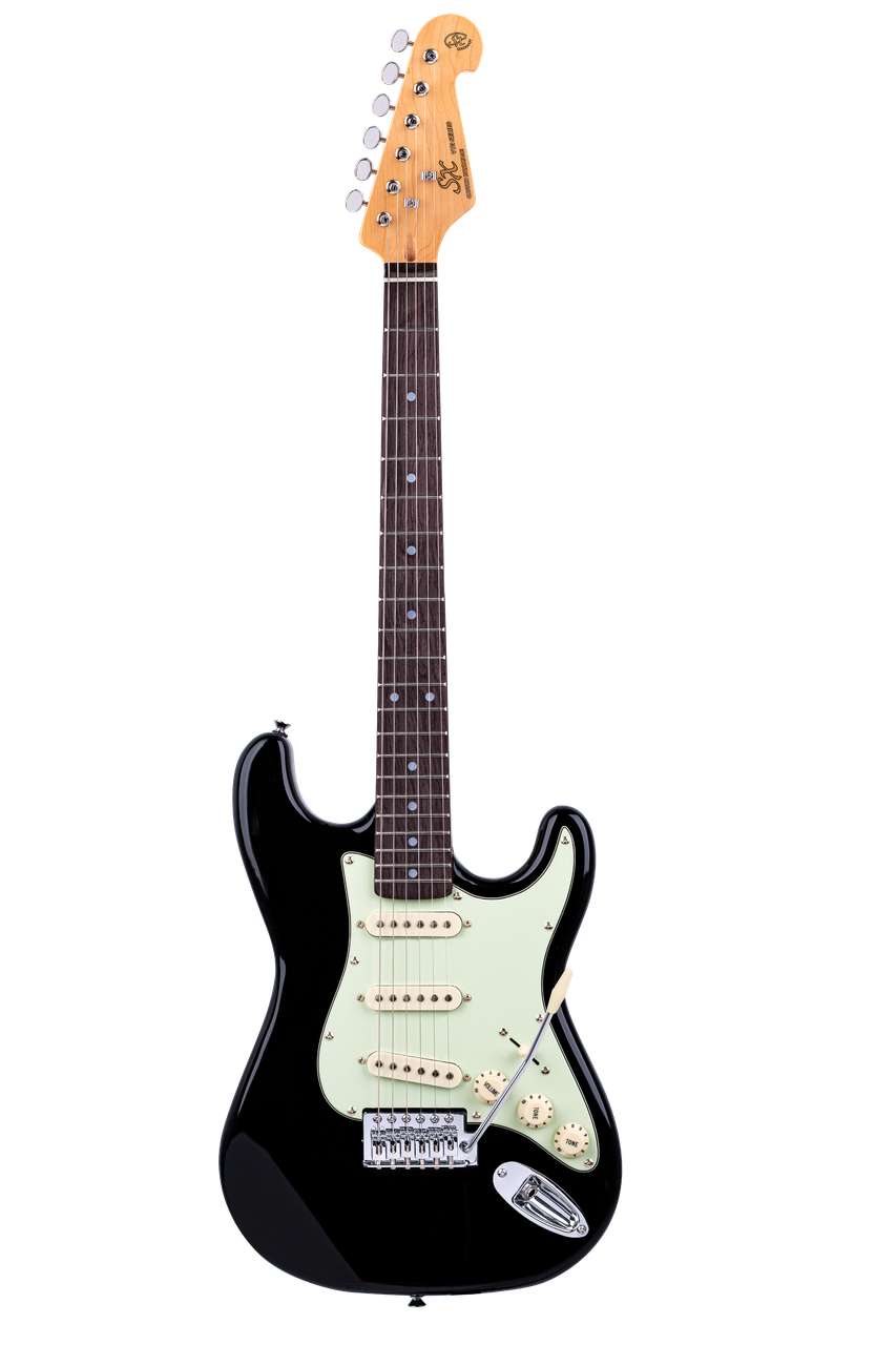 Essex VES34B 3/4 size electric guitar black