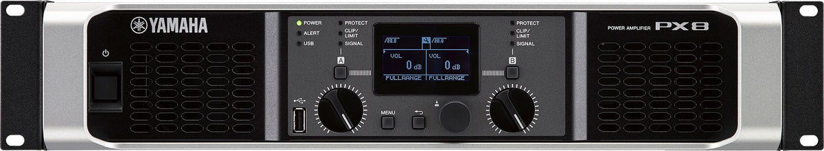 YAMAHA PX8 POWER AMP 1050W X 2 at 4ohms
