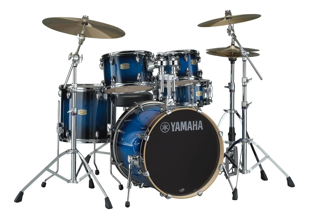 Yamaha Stage Custom Birch 5 pce kit with hardware, Deep Blue Sunburst