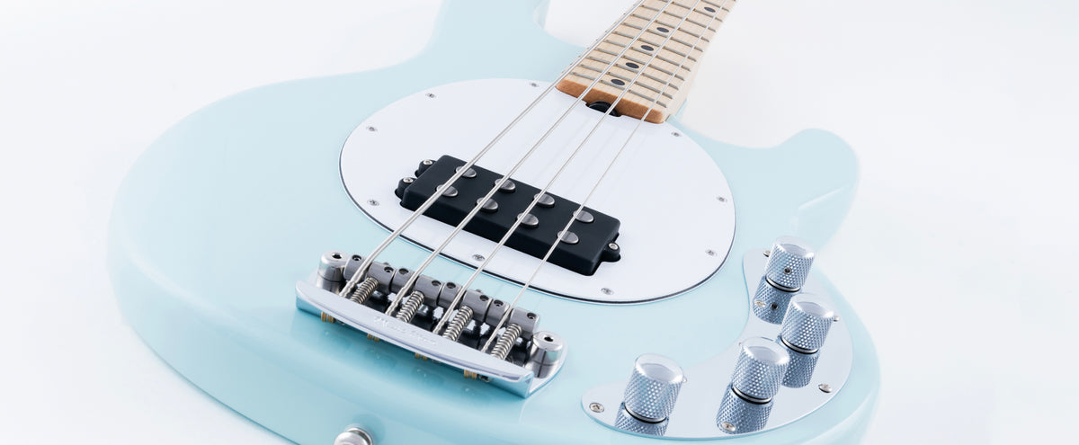 Ernie Ball Stingray 4 string bass Powder Blue - Minor Cosmetic Damage