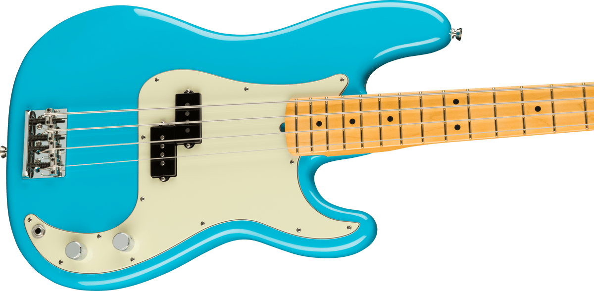 Fender American Professional II P Bass Maple Fingerboard, Miami Blue