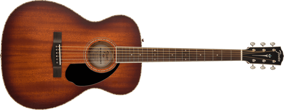 Fender PO-220E Orchestra, All Mahogany, Ovangkol Fingerboard, Aged Cognac Burst