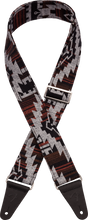 Load image into Gallery viewer, Fender 2&quot; Zion Strap - Black Aztec
