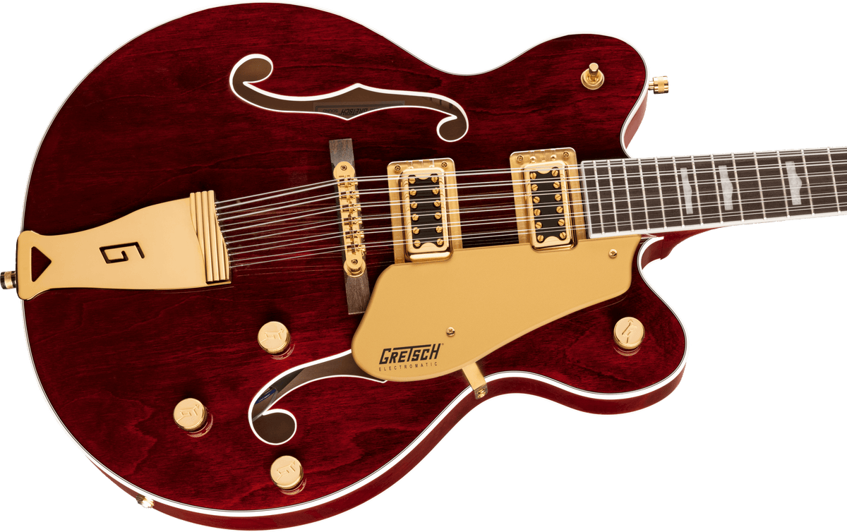 Gretsch G5422G-12 Electromatic Classic Hollow Body Double-Cut 12-String with Gold Hardware, Laurel Fingerboard - Walnut Stain