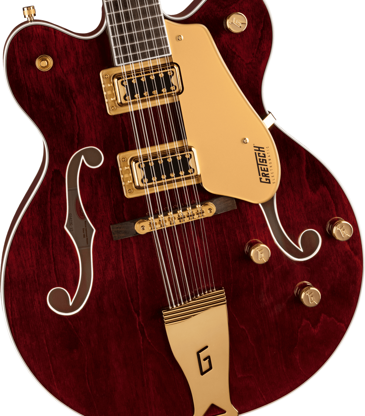 Gretsch G5422G-12 Electromatic Classic Hollow Body Double-Cut 12-String with Gold Hardware, Laurel Fingerboard - Walnut Stain