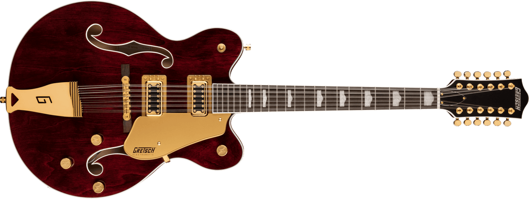 Gretsch G5422G-12 Electromatic Classic Hollow Body Double-Cut 12-String with Gold Hardware, Laurel Fingerboard - Walnut Stain