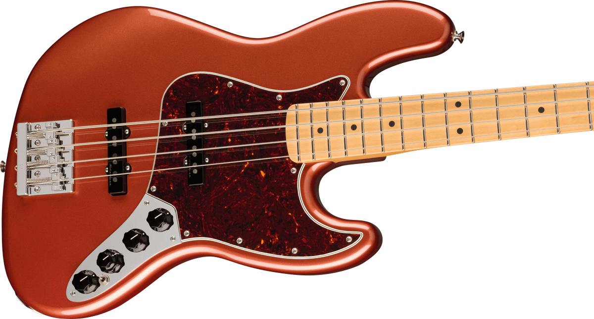 Fender 0147372370 Player Plus Jazz Bass, Maple Fingerboard, Aged Candy Apple Red