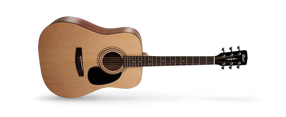 Cort AD810 OP Dreadnought Guitar Natural Satin Finish