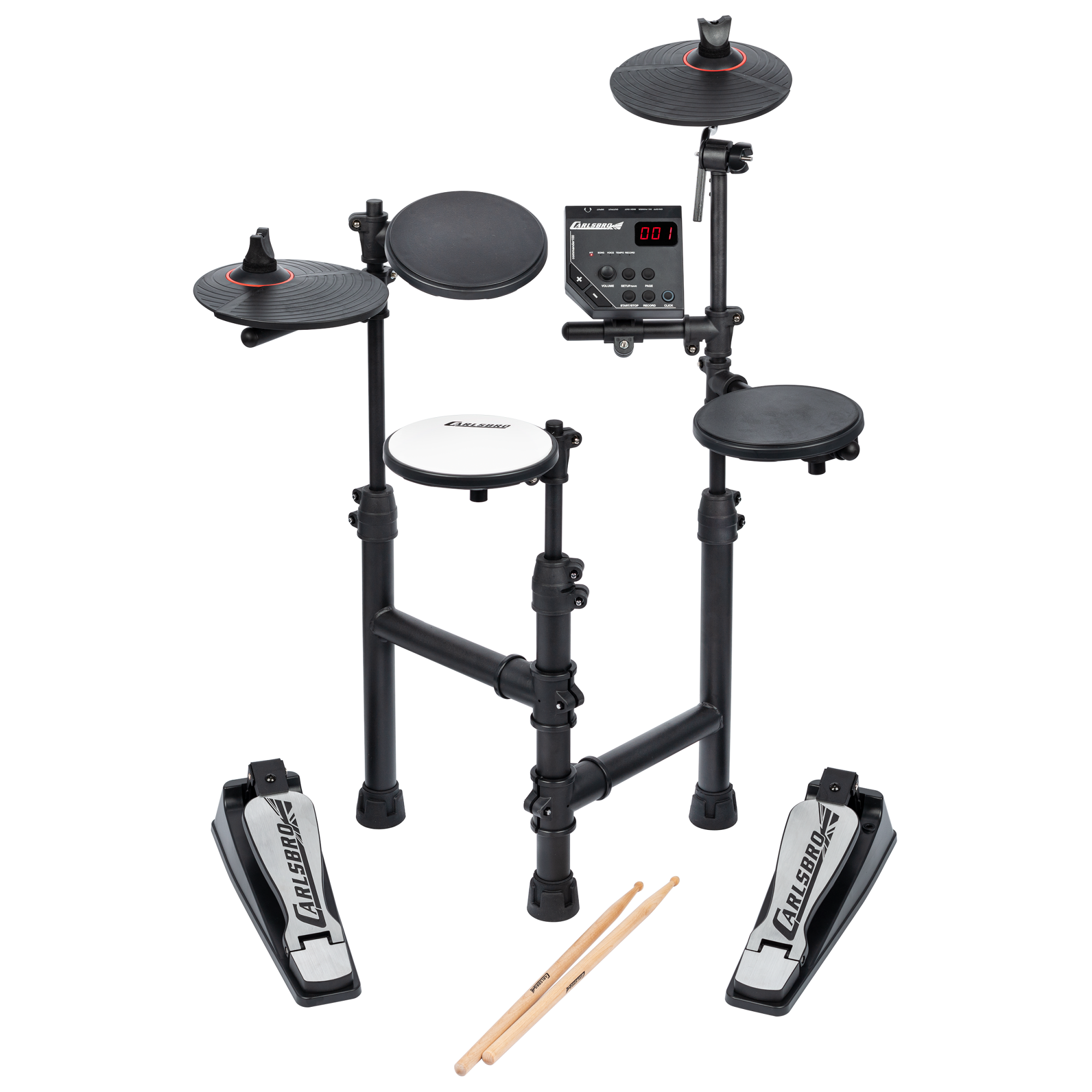 Carlsbro Club 100 4 Piece Electronic Drum Kit Bandland Toowoomba