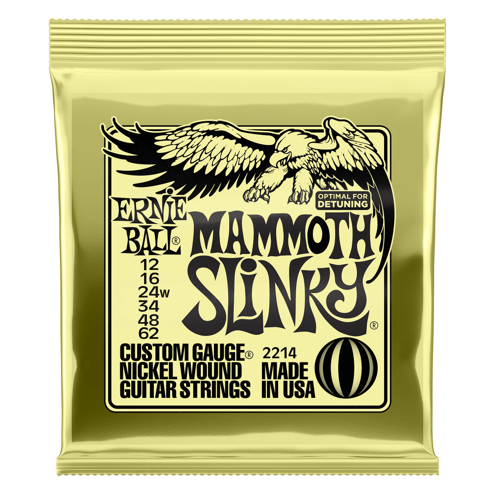 Ernie Ball Mammoth Slinky 12-62 Electric Guitar Strings