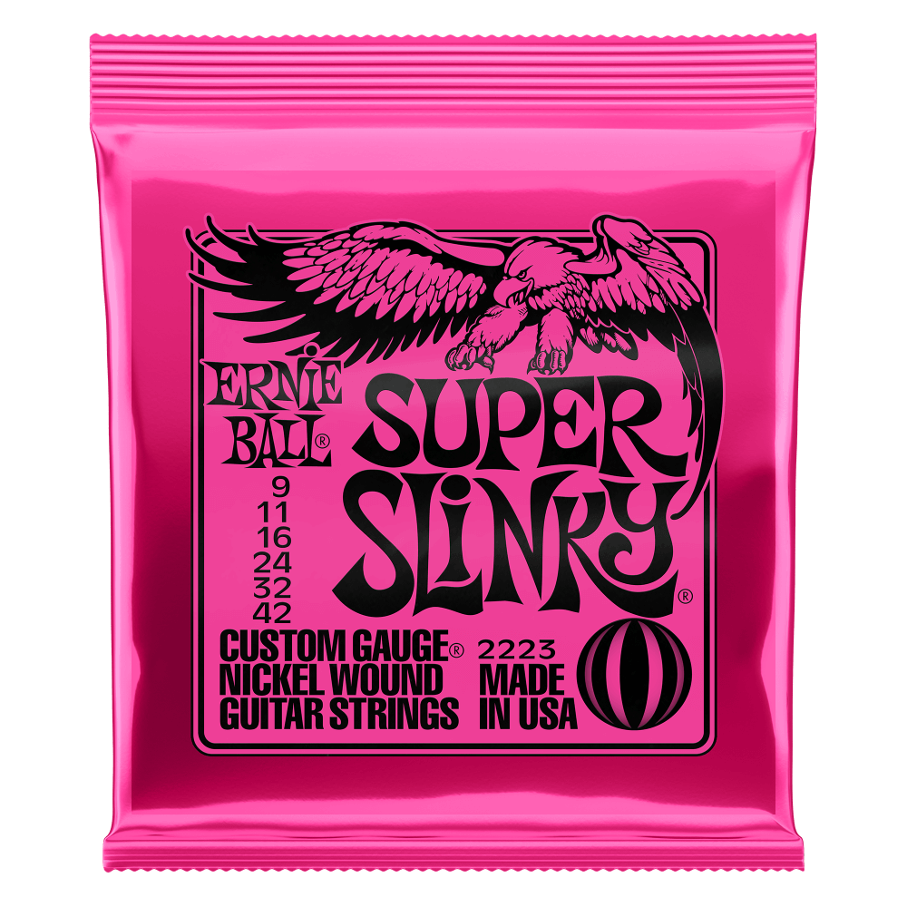 Ernie Ball Super Slinky 9-42 Electric Guitar Strings