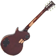 Load image into Gallery viewer, Vintage V100 ICON Electric Guitar - Distressed Tobacco Sunburst
